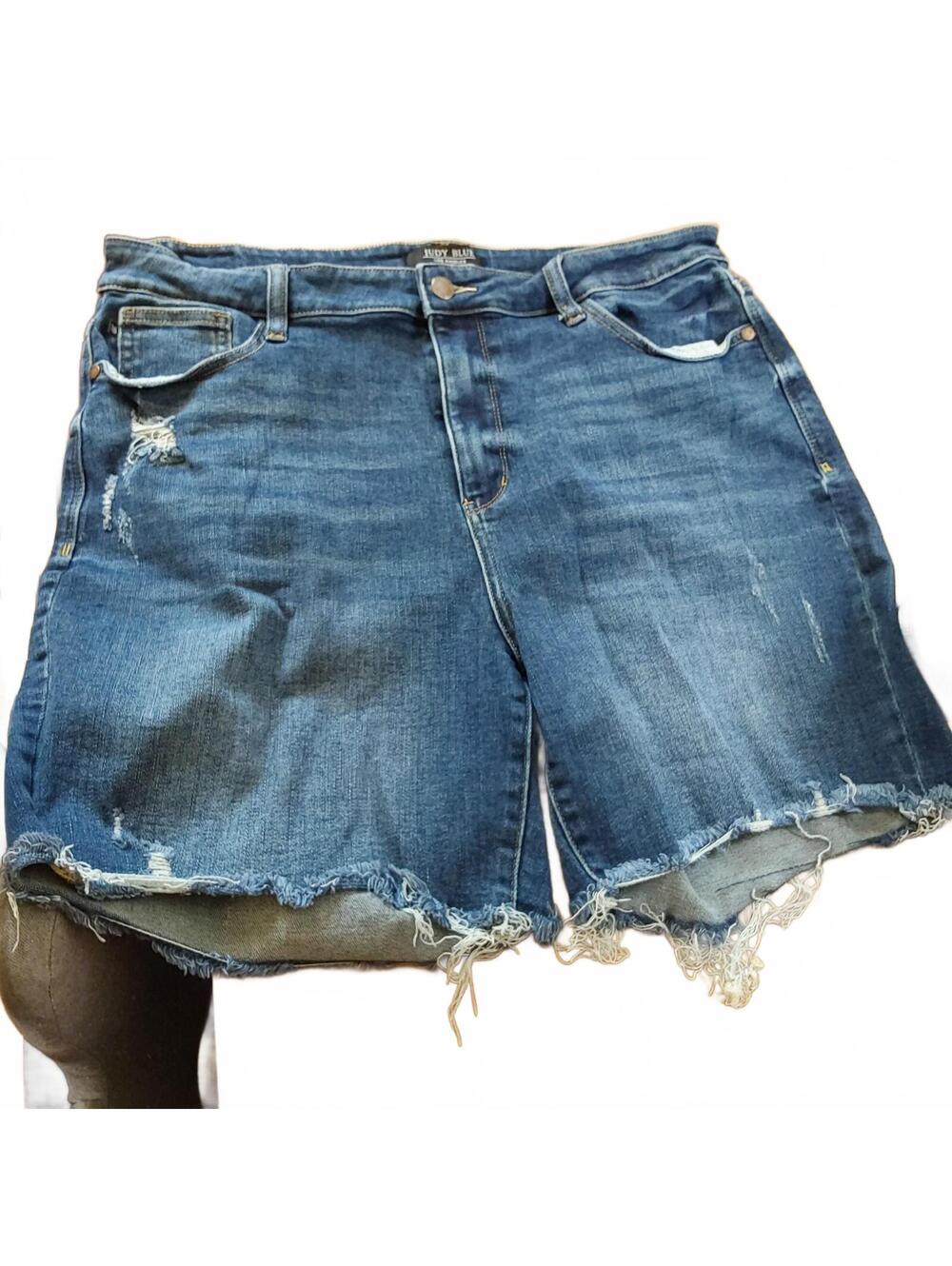 Judy Blue 2XL Woman's Blue Jean Cut-offs